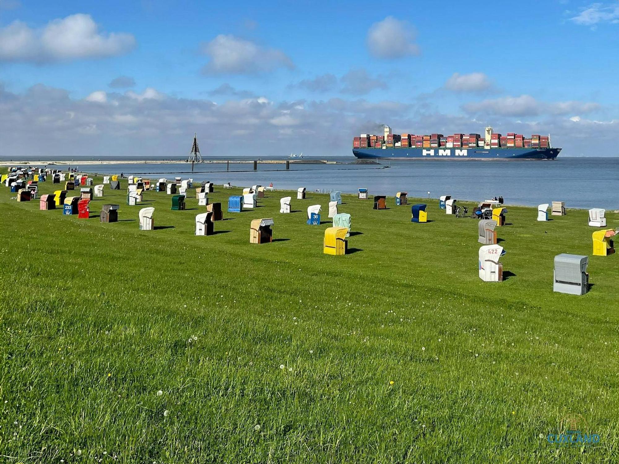 Urlaub Mit Seesicht Haus Nautic Whg. 201 Cuxhaven Esterno foto